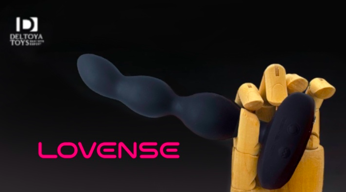 Lovense Ridge máy rung hậu môn điều khiển App rung ngoáy mạnh mẽ